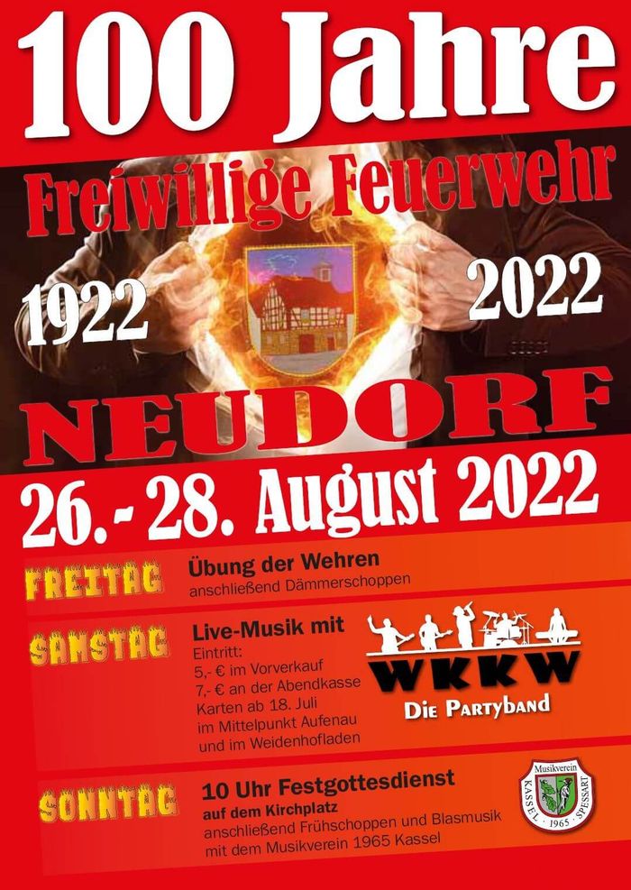 100 Jahre Freiwillige Feuerwehr Neudorf